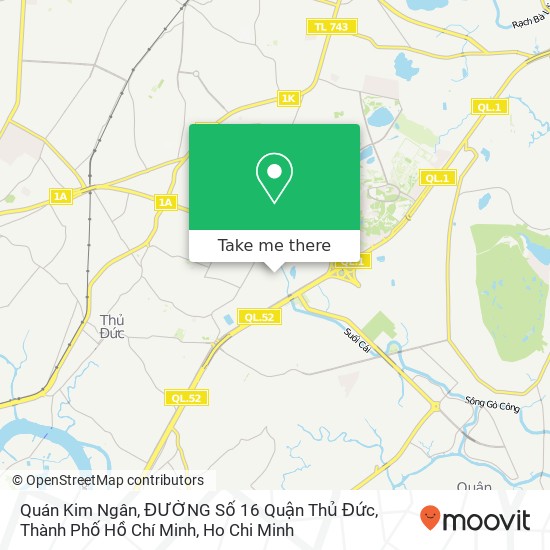 Quán Kim Ngân, ĐƯỜNG Số 16 Quận Thủ Đức, Thành Phố Hồ Chí Minh map