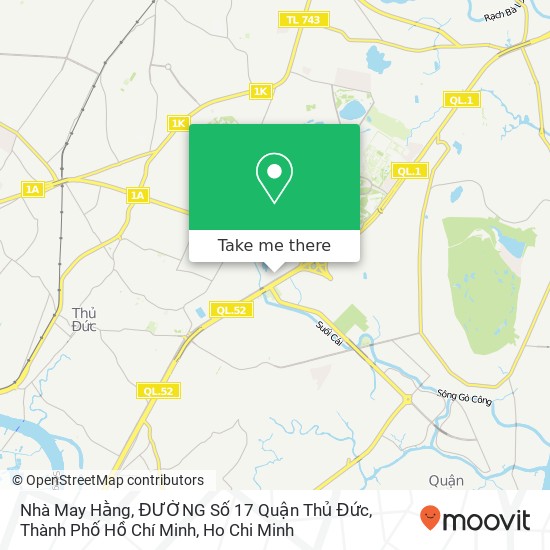Nhà May Hằng, ĐƯỜNG Số 17 Quận Thủ Đức, Thành Phố Hồ Chí Minh map