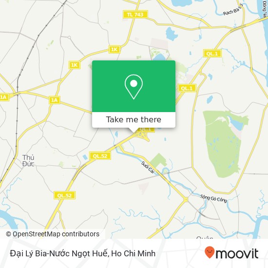 Đại Lý Bia-Nước Ngọt Huế map