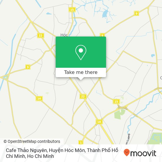 Cafe Thảo Nguyên, Huyện Hóc Môn, Thành Phố Hồ Chí Minh map