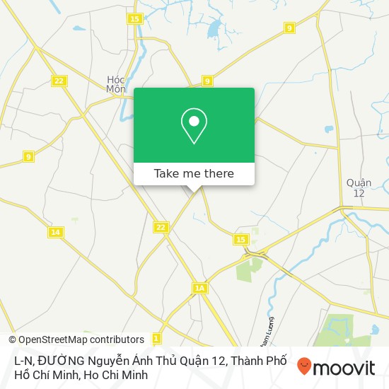 L-N, ĐƯỜNG Nguyễn Ảnh Thủ Quận 12, Thành Phố Hồ Chí Minh map