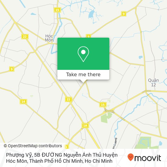 Phượng Vỹ, 5B ĐƯỜNG Nguyễn Ảnh Thủ Huyện Hóc Môn, Thành Phố Hồ Chí Minh map