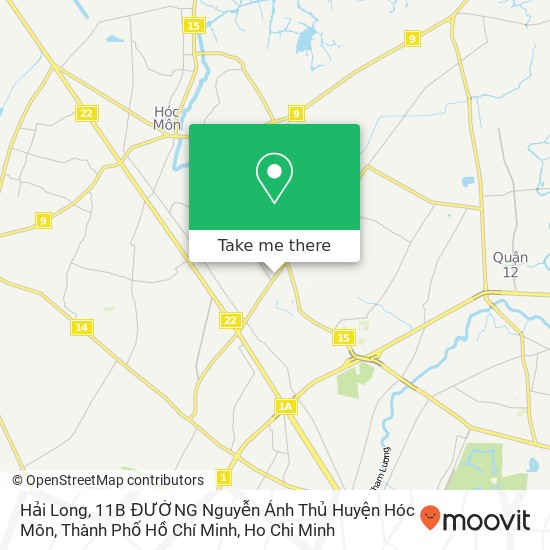 Hải Long, 11B ĐƯỜNG Nguyễn Ảnh Thủ Huyện Hóc Môn, Thành Phố Hồ Chí Minh map