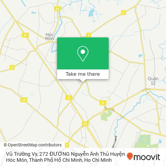 Vũ Trường Vy, 272 ĐƯỜNG Nguyễn Ảnh Thủ Huyện Hóc Môn, Thành Phố Hồ Chí Minh map