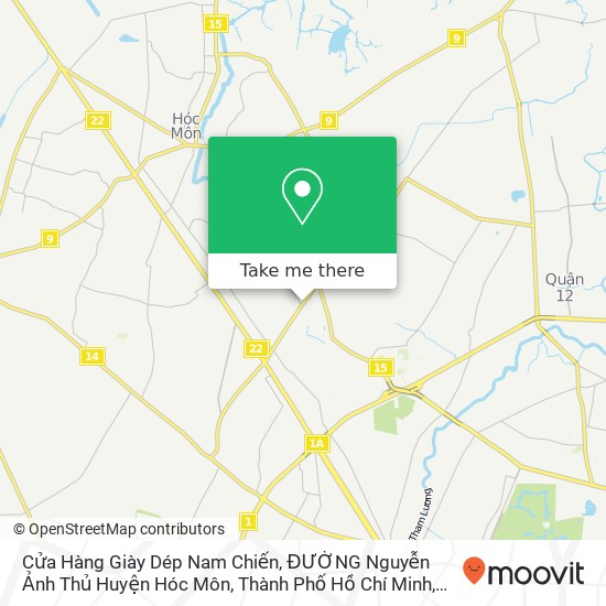 Cửa Hàng Giày Dép Nam Chiến, ĐƯỜNG Nguyễn Ảnh Thủ Huyện Hóc Môn, Thành Phố Hồ Chí Minh map