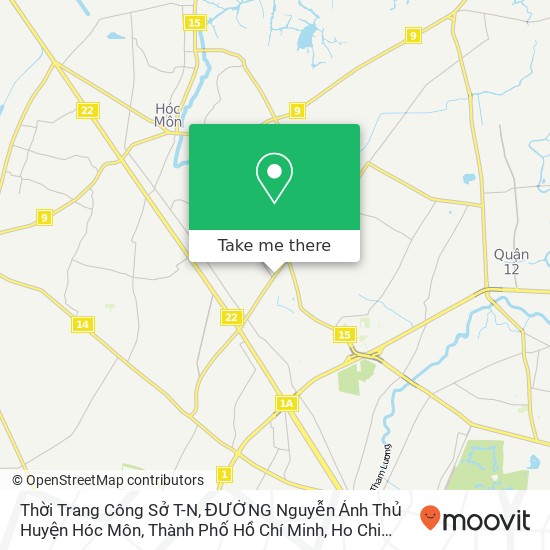 Thời Trang Công Sở T-N, ĐƯỜNG Nguyễn Ảnh Thủ Huyện Hóc Môn, Thành Phố Hồ Chí Minh map