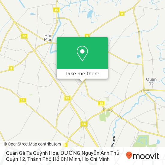 Quán Gà Ta Quỳnh Hoa, ĐƯỜNG Nguyễn Ảnh Thủ Quận 12, Thành Phố Hồ Chí Minh map