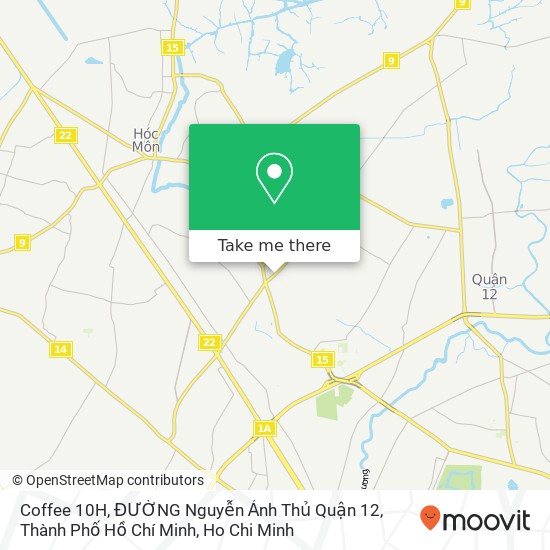 Coffee 10H, ĐƯỜNG Nguyễn Ảnh Thủ Quận 12, Thành Phố Hồ Chí Minh map