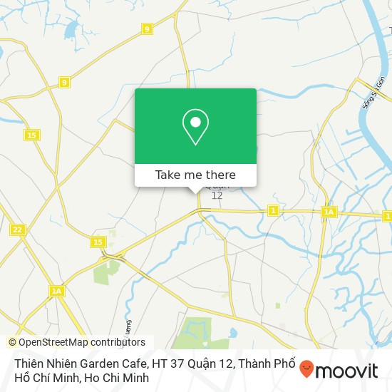 Thiên Nhiên Garden Cafe, HT 37 Quận 12, Thành Phố Hồ Chí Minh map