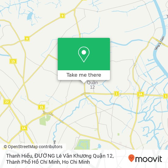 Thanh Hiếu, ĐƯỜNG Lê Văn Khương Quận 12, Thành Phố Hồ Chí Minh map