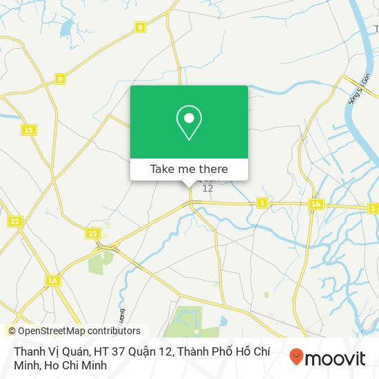 Thanh Vị Quán, HT 37 Quận 12, Thành Phố Hồ Chí Minh map