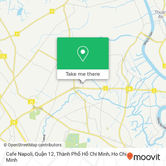 Cafe Napoli, Quận 12, Thành Phố Hồ Chí Minh map