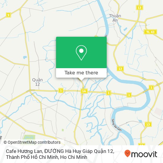 Cafe Hương Lan, ĐƯỜNG Hà Huy Giáp Quận 12, Thành Phố Hồ Chí Minh map