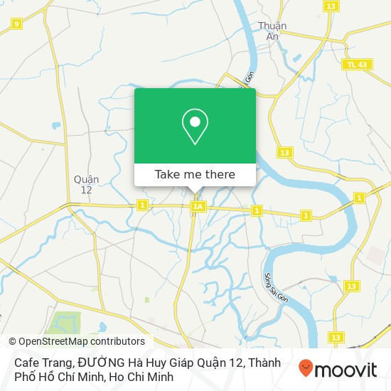 Cafe Trang, ĐƯỜNG Hà Huy Giáp Quận 12, Thành Phố Hồ Chí Minh map