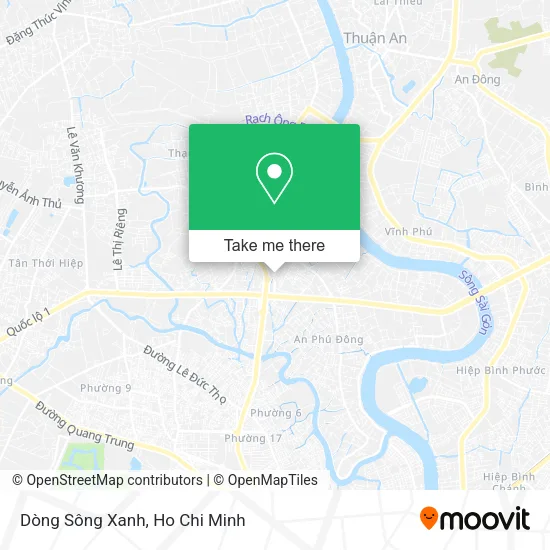 Dòng Sông Xanh map