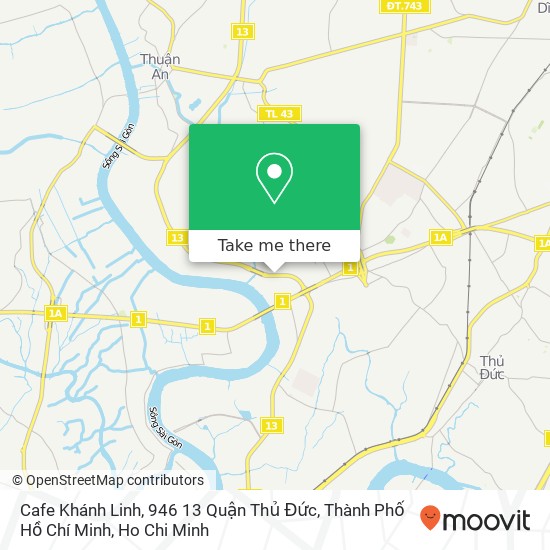 Cafe Khánh Linh, 946 13 Quận Thủ Đức, Thành Phố Hồ Chí Minh map