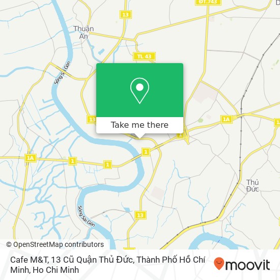 Cafe M&T, 13 Cũ Quận Thủ Đức, Thành Phố Hồ Chí Minh map