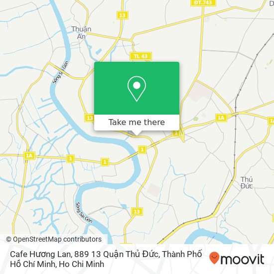 Cafe Hương Lan, 889 13 Quận Thủ Đức, Thành Phố Hồ Chí Minh map