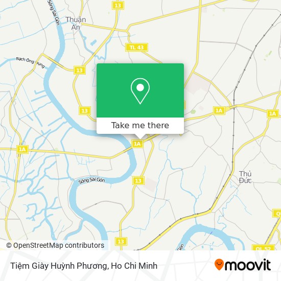 Tiệm Giày Huỳnh Phương map