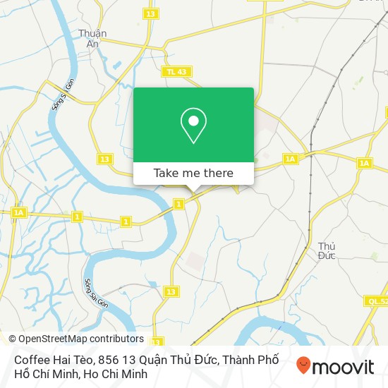 Coffee Hai Tèo, 856 13 Quận Thủ Đức, Thành Phố Hồ Chí Minh map