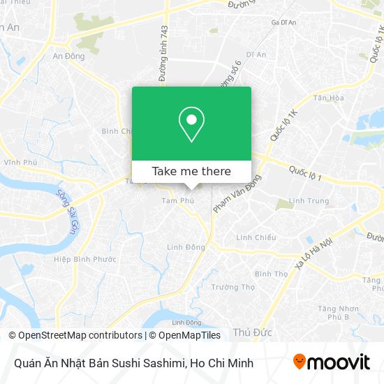 Quán Ăn Nhật Bản Sushi Sashimi map