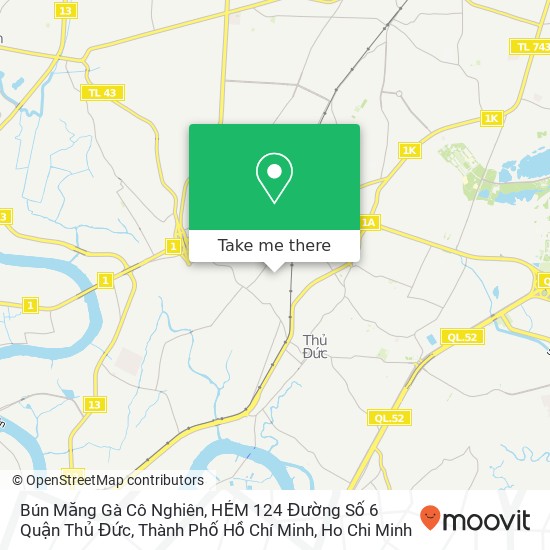 Bún Măng Gà Cô Nghiên, HẺM 124 Đường Số 6 Quận Thủ Đức, Thành Phố Hồ Chí Minh map