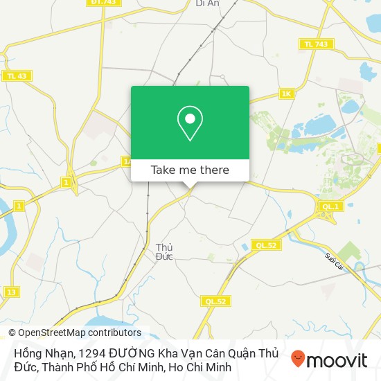 Hồng Nhạn, 1294 ĐƯỜNG Kha Vạn Cân Quận Thủ Đức, Thành Phố Hồ Chí Minh map