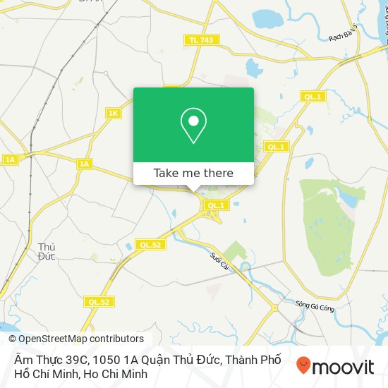 Ẩm Thực 39C, 1050 1A Quận Thủ Đức, Thành Phố Hồ Chí Minh map