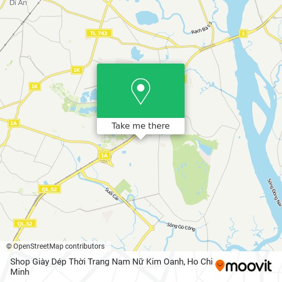 Shop Giày Dép Thời Trang Nam Nữ Kim Oanh map
