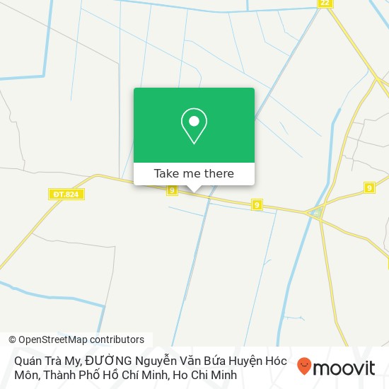 Quán Trà My, ĐƯỜNG Nguyễn Văn Bứa Huyện Hóc Môn, Thành Phố Hồ Chí Minh map