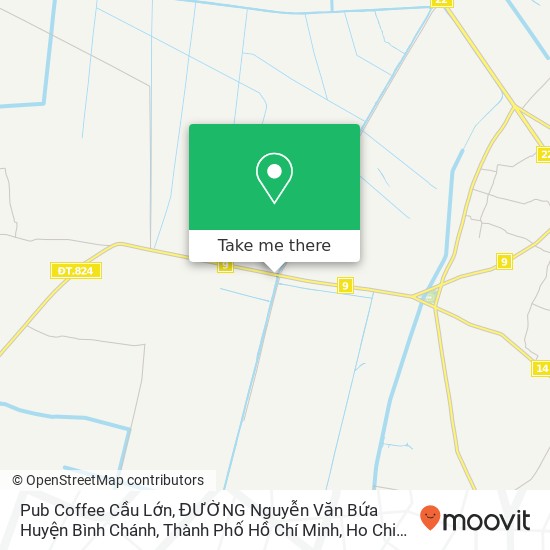 Pub Coffee Cầu Lớn, ĐƯỜNG Nguyễn Văn Bứa Huyện Bình Chánh, Thành Phố Hồ Chí Minh map