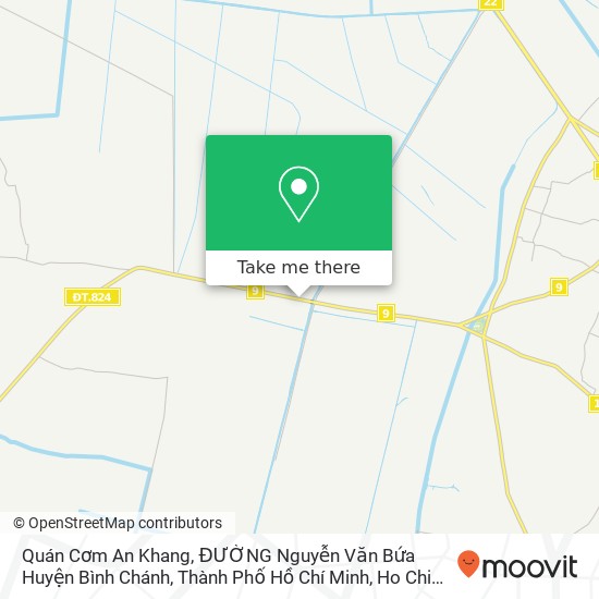 Quán Cơm An Khang, ĐƯỜNG Nguyễn Văn Bứa Huyện Bình Chánh, Thành Phố Hồ Chí Minh map