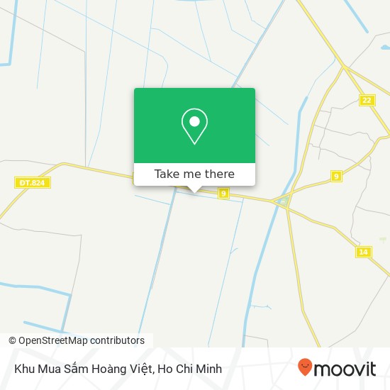 Khu Mua Sắm Hoàng Việt map