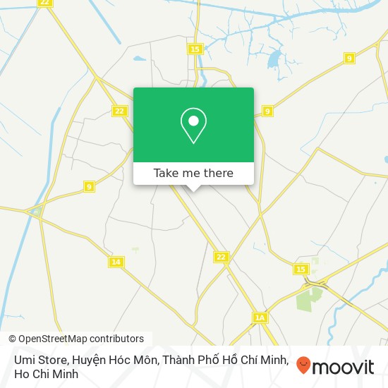 Umi Store, Huyện Hóc Môn, Thành Phố Hồ Chí Minh map