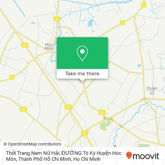 Thời Trang Nam Nữ Hải, ĐƯỜNG Tô Ký Huyện Hóc Môn, Thành Phố Hồ Chí Minh map