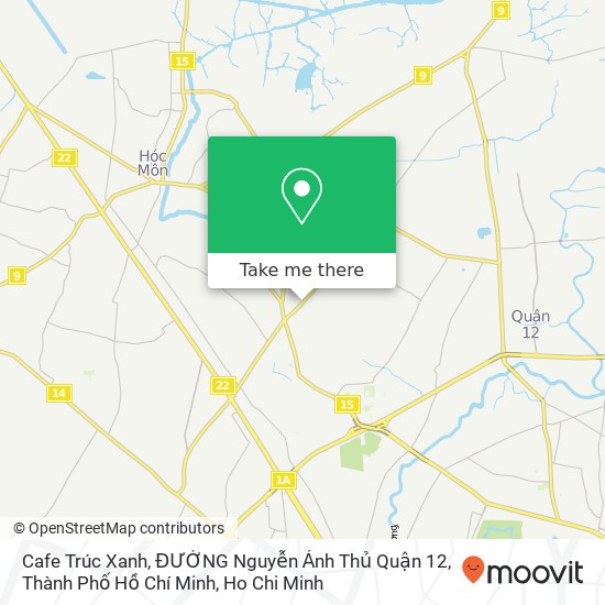 Cafe Trúc Xanh, ĐƯỜNG Nguyễn Ảnh Thủ Quận 12, Thành Phố Hồ Chí Minh map