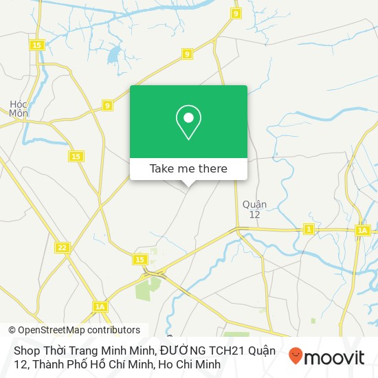 Shop Thời Trang Minh Minh, ĐƯỜNG TCH21 Quận 12, Thành Phố Hồ Chí Minh map