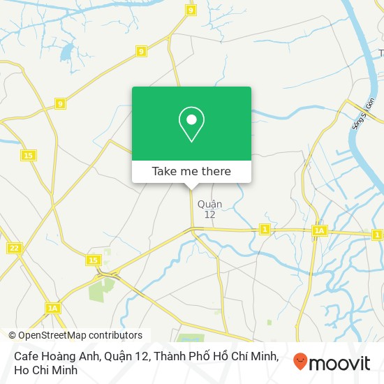 Cafe Hoàng Anh, Quận 12, Thành Phố Hồ Chí Minh map