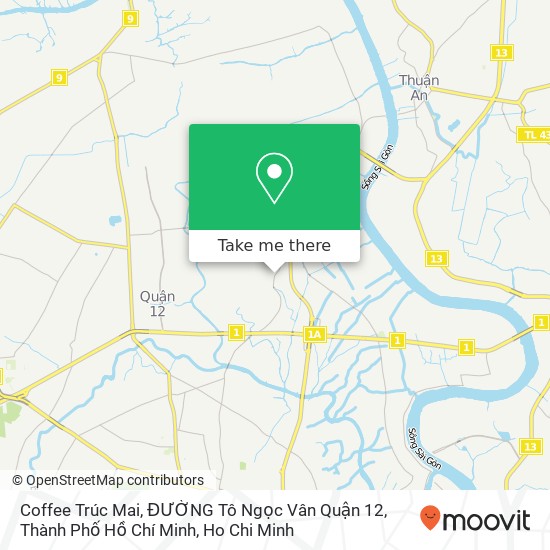 Coffee Trúc Mai, ĐƯỜNG Tô Ngọc Vân Quận 12, Thành Phố Hồ Chí Minh map