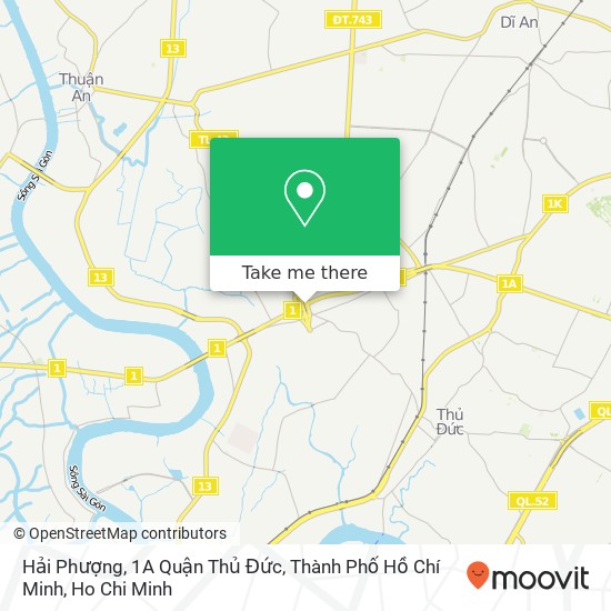 Hải Phượng, 1A Quận Thủ Đức, Thành Phố Hồ Chí Minh map