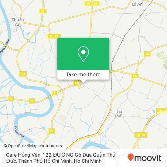 Cafe Hồng Vân, 122 ĐƯỜNG Gò Dưa Quận Thủ Đức, Thành Phố Hồ Chí Minh map