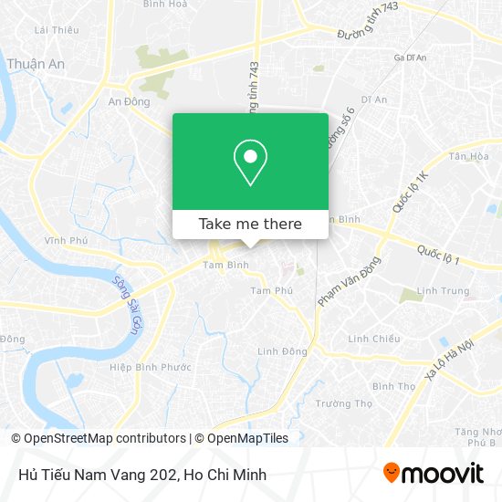 Hủ Tiếu Nam Vang 202 map