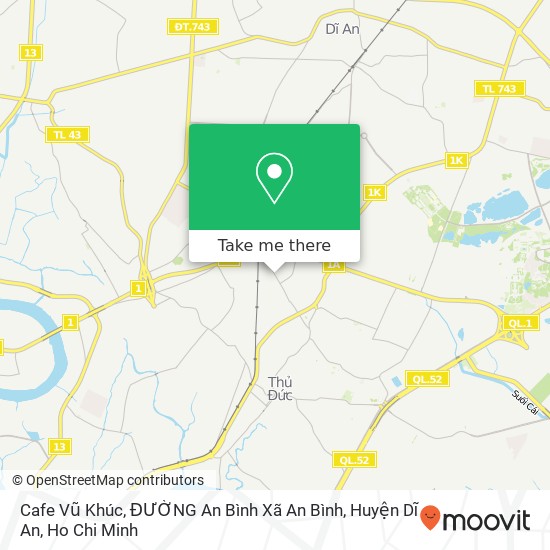 Cafe Vũ Khúc, ĐƯỜNG An Bình Xã An Bình, Huyện Dĩ An map