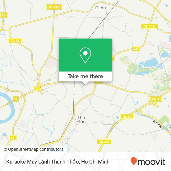 Karaoke Máy Lạnh Thanh Thảo map