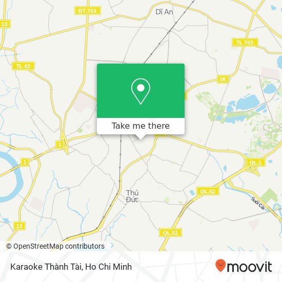 Karaoke Thành Tài map