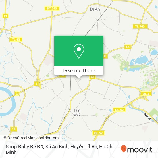 Shop Baby Bé Bơ, Xã An Bình, Huyện Dĩ An map