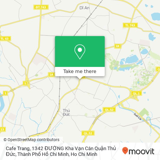 Cafe Trang, 1342 ĐƯỜNG Kha Vạn Cân Quận Thủ Đức, Thành Phố Hồ Chí Minh map