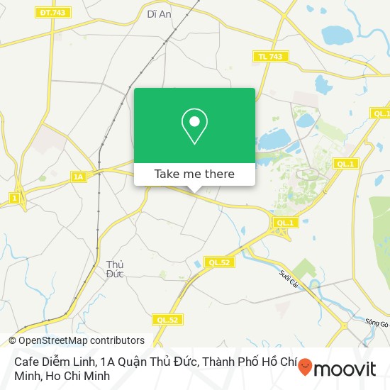 Cafe Diễm Linh, 1A Quận Thủ Đức, Thành Phố Hồ Chí Minh map