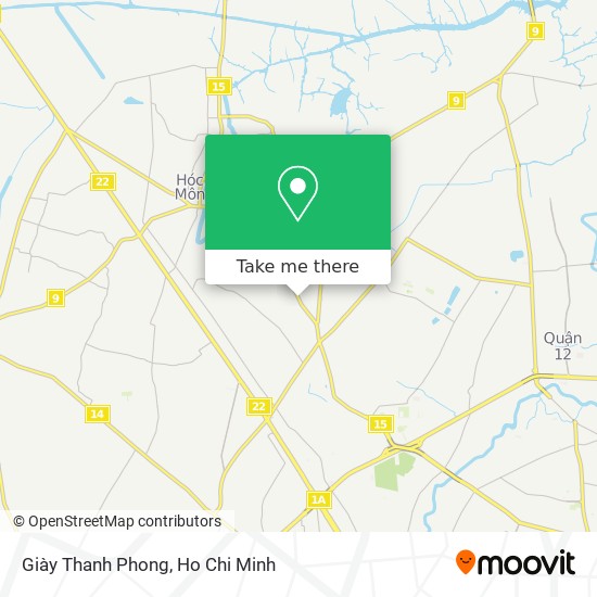 Giày Thanh Phong map