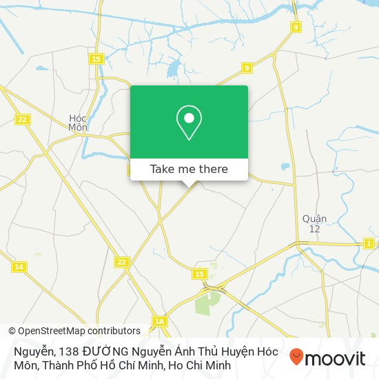 Nguyễn, 138 ĐƯỜNG Nguyễn Ảnh Thủ Huyện Hóc Môn, Thành Phố Hồ Chí Minh map